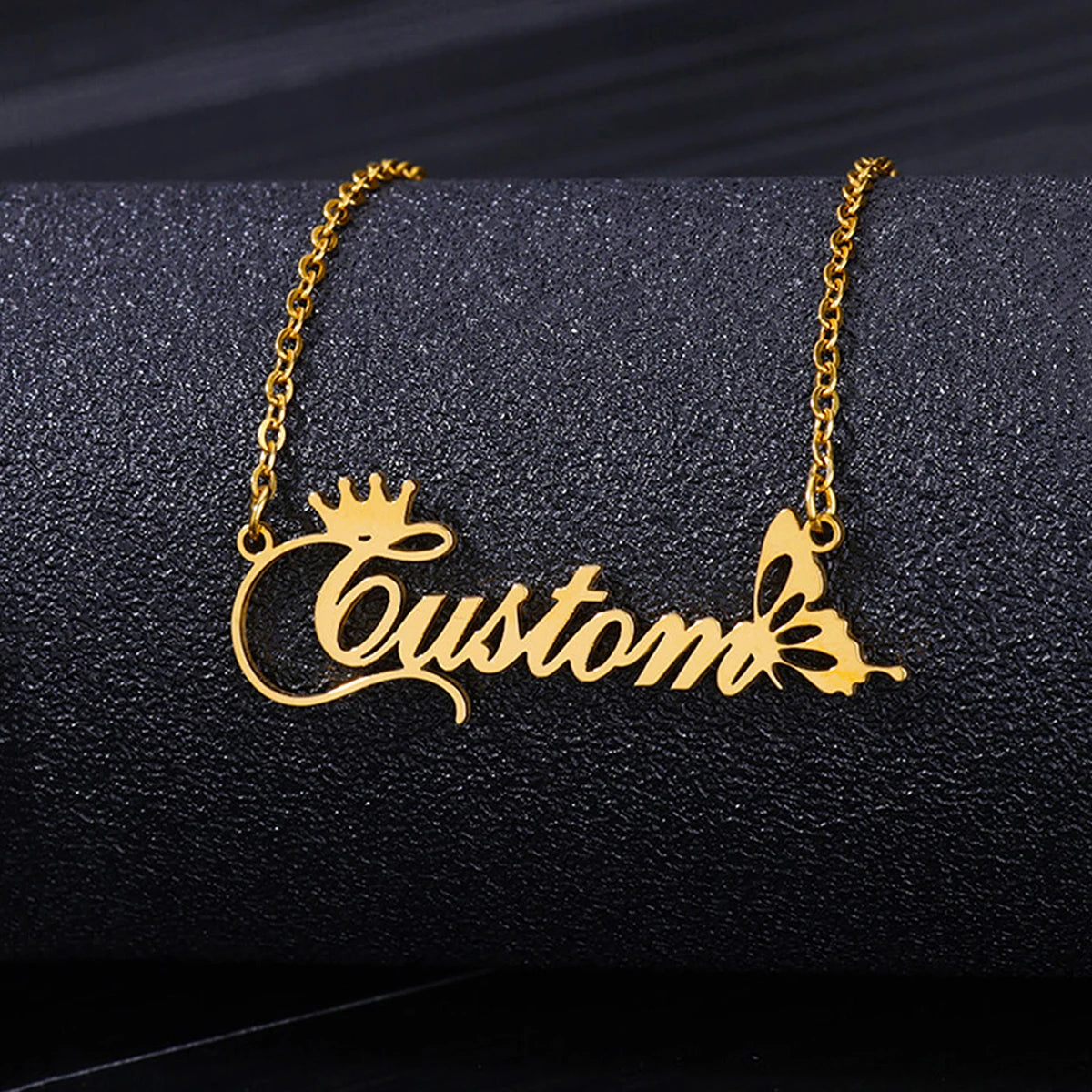 Custom Name Necklaces For Women Stainless Steel Customized Pendant Necklace Personalized Neck Jewelry Girlfriend Birthday Gift