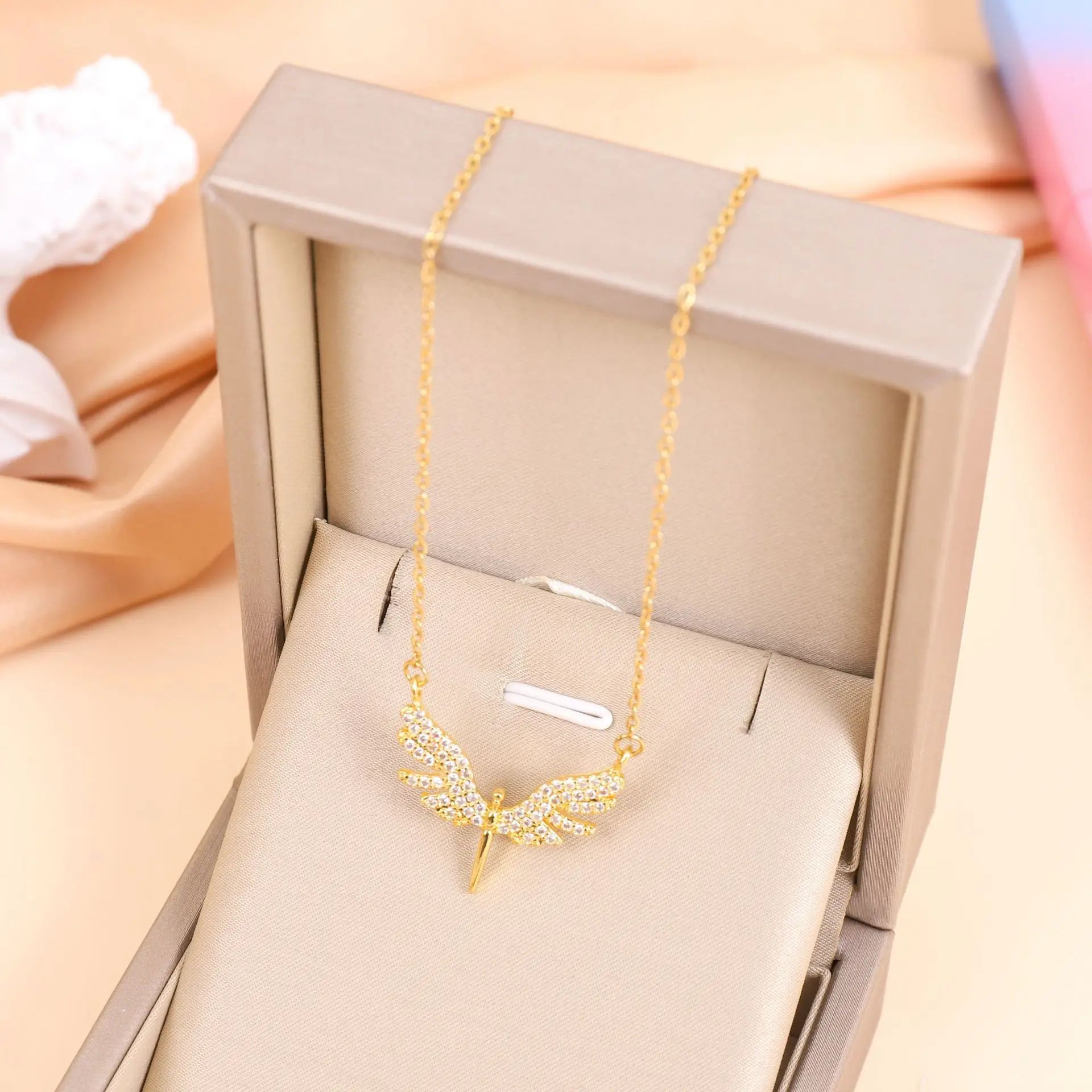 Sexy Fashion Waist Chain for Women New Charm Double Layer Wings Angel Body Chain Bikini Summer Beach Accessory Jewelry Gift