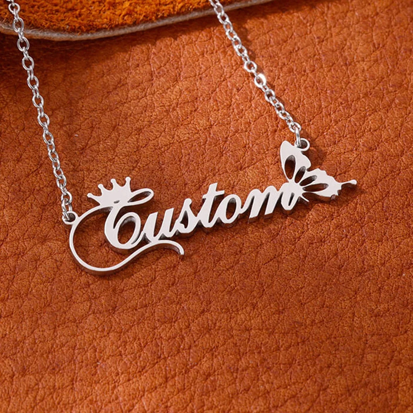Custom Name Necklaces For Women Stainless Steel Customized Pendant Necklace Personalized Neck Jewelry Girlfriend Birthday Gift